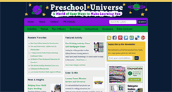 Desktop Screenshot of preschooluniverse.com